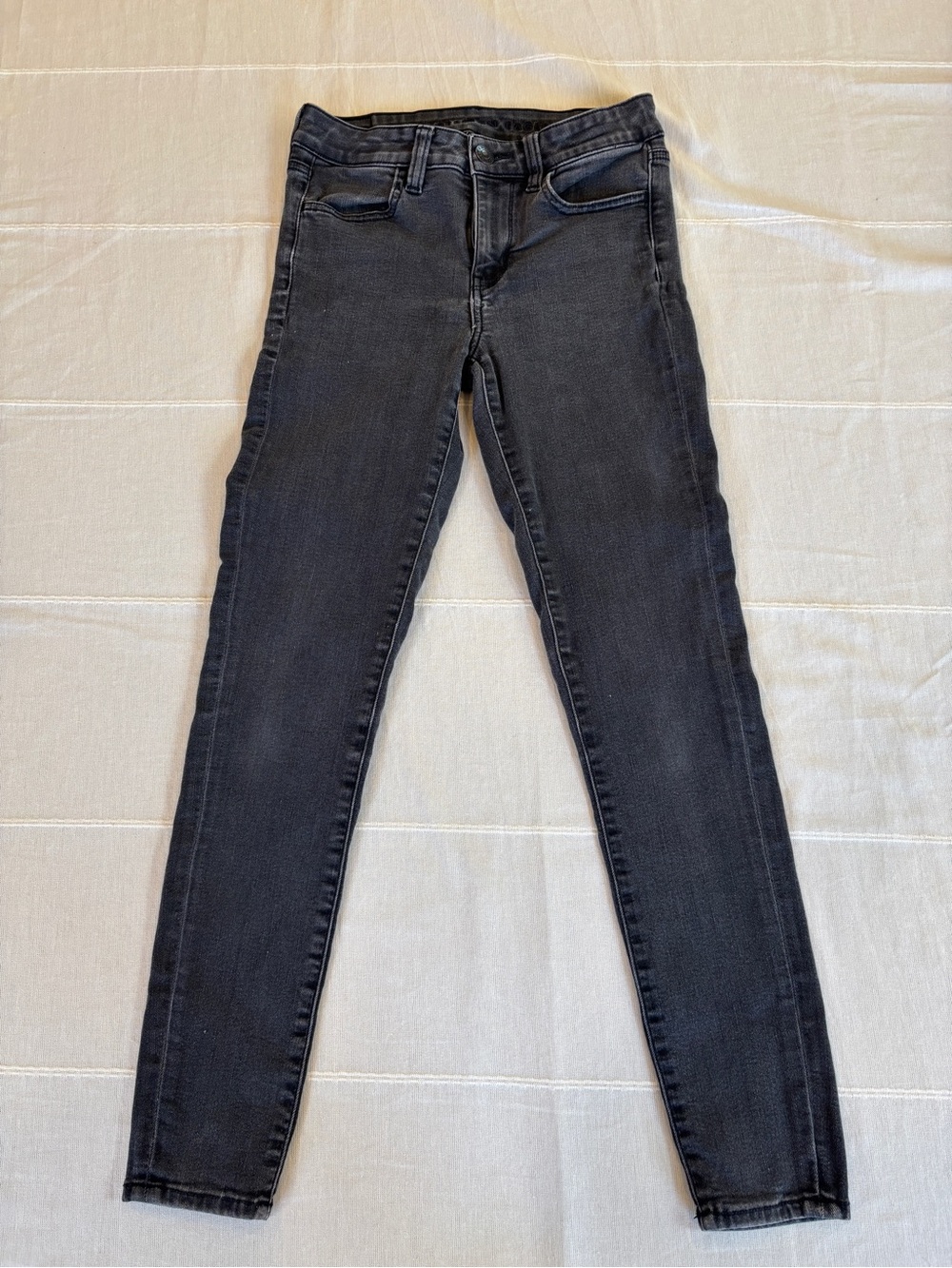 American Eagle Ne(x)t Level Stretch Skinny Jeans Faded Black 4 Regular